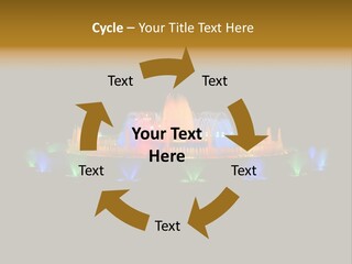 Single Peaceful Coastal PowerPoint Template