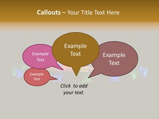 Single Peaceful Coastal PowerPoint Template