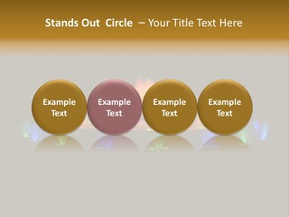 Single Peaceful Coastal PowerPoint Template