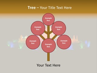 Single Peaceful Coastal PowerPoint Template