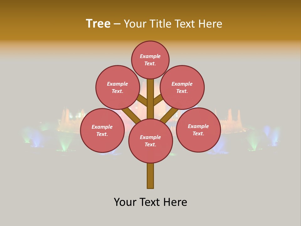 Single Peaceful Coastal PowerPoint Template