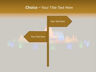 Single Peaceful Coastal PowerPoint Template