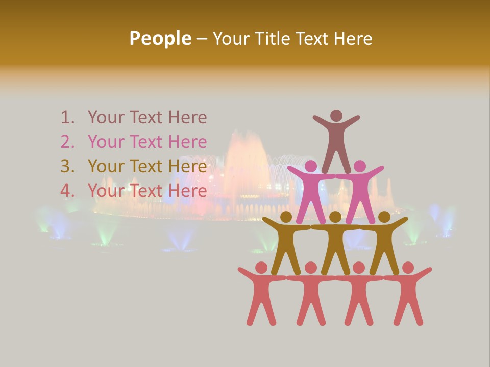 Single Peaceful Coastal PowerPoint Template