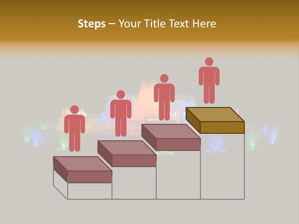 Single Peaceful Coastal PowerPoint Template