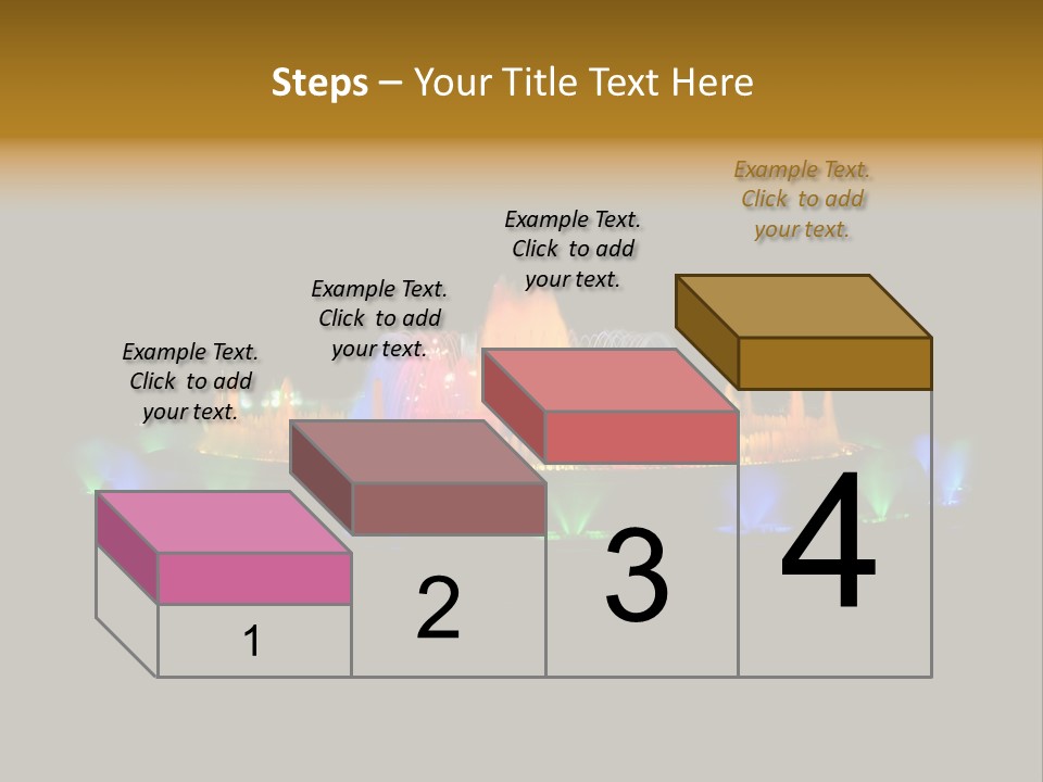 Single Peaceful Coastal PowerPoint Template