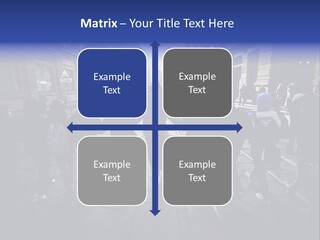 Family Standing Elderly PowerPoint Template