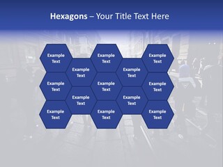 Family Standing Elderly PowerPoint Template