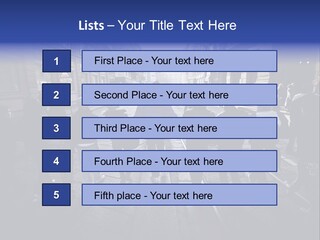 Family Standing Elderly PowerPoint Template