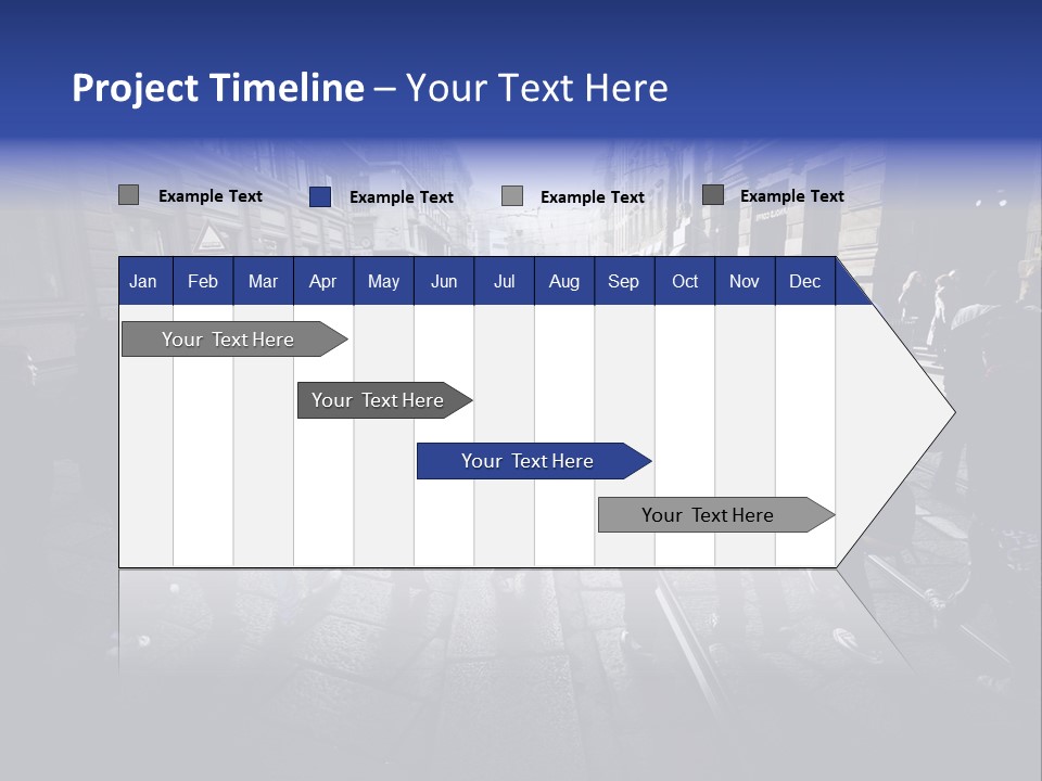 Family Standing Elderly PowerPoint Template