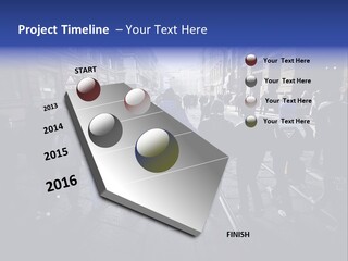 Family Standing Elderly PowerPoint Template