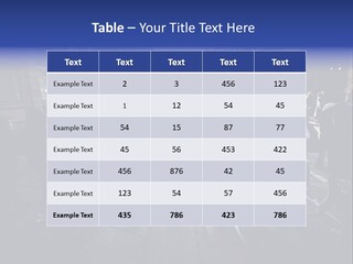 Family Standing Elderly PowerPoint Template