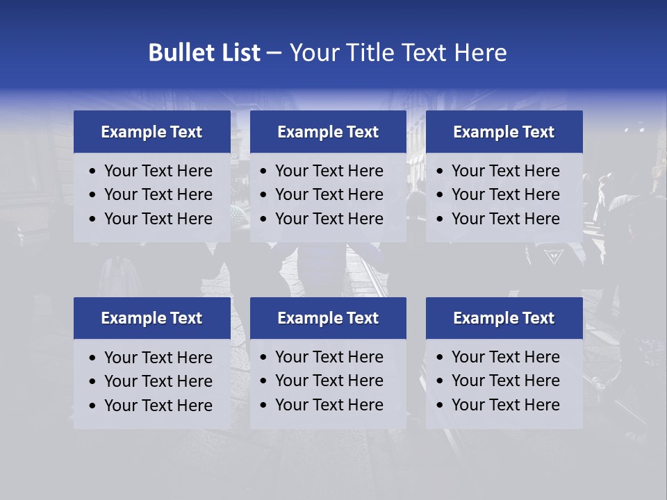 Family Standing Elderly PowerPoint Template