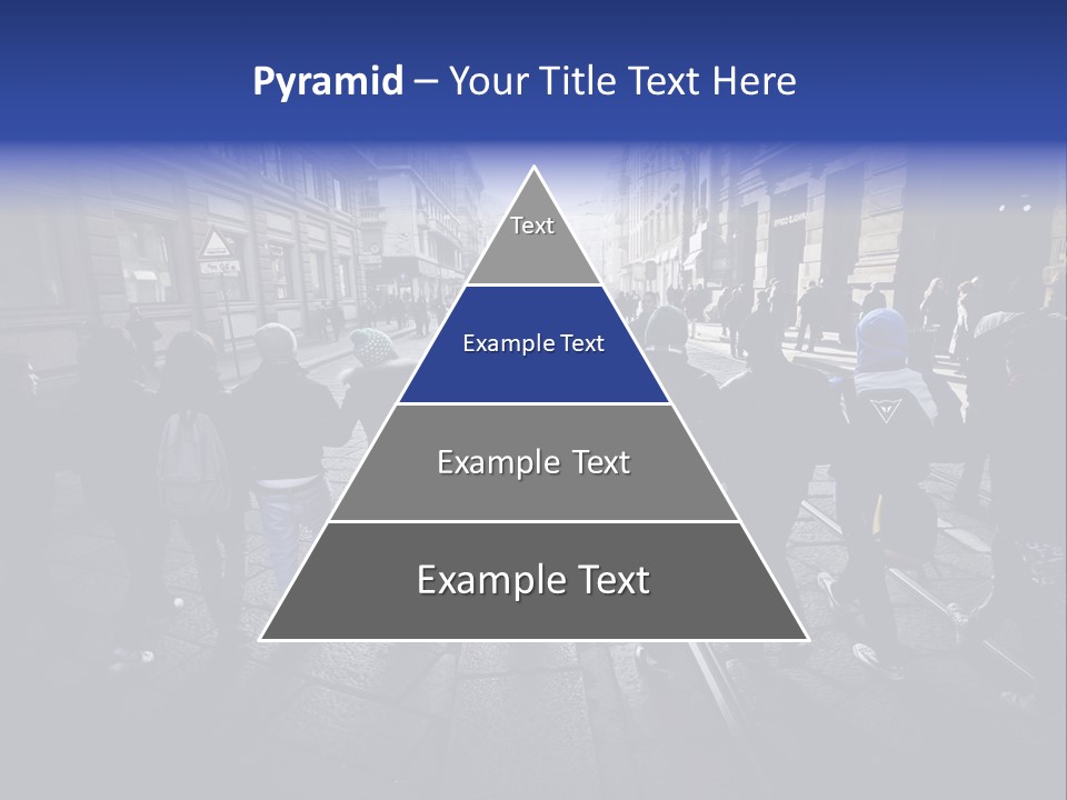 Family Standing Elderly PowerPoint Template
