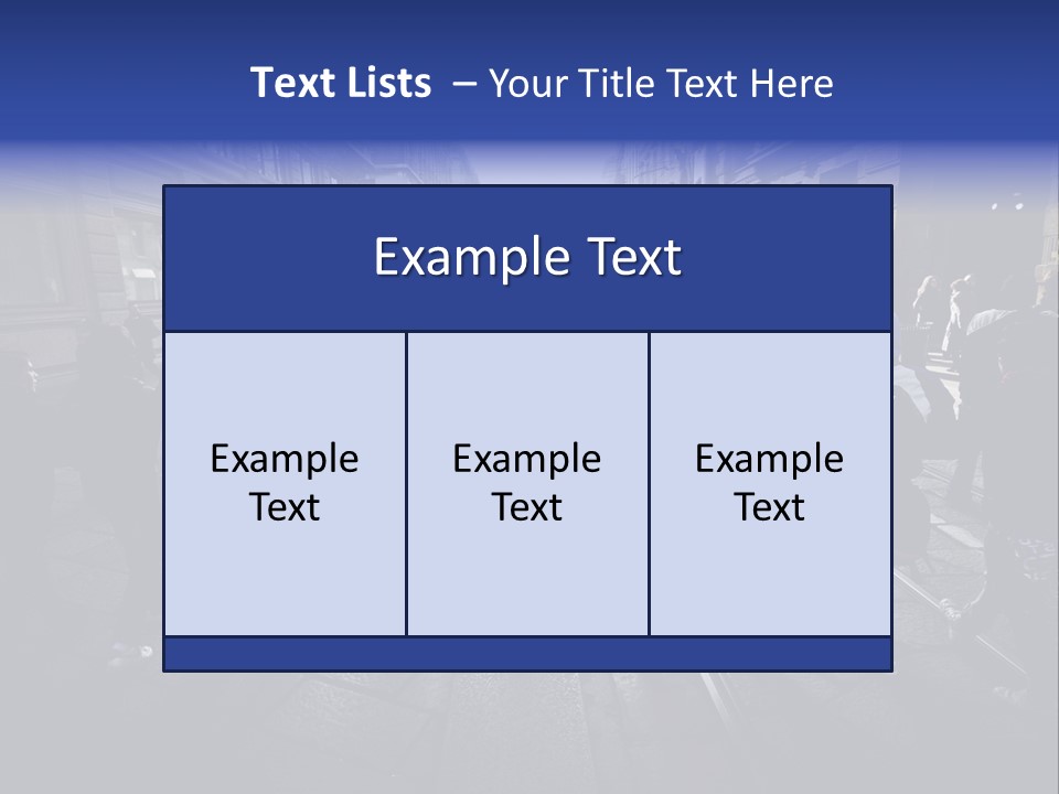 Family Standing Elderly PowerPoint Template