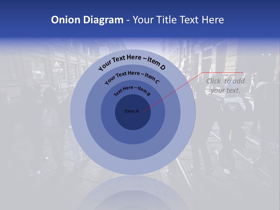 Family Standing Elderly PowerPoint Template