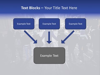 Family Standing Elderly PowerPoint Template