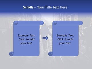 Family Standing Elderly PowerPoint Template