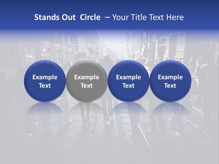 Family Standing Elderly PowerPoint Template