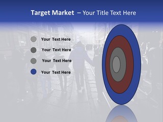 Family Standing Elderly PowerPoint Template