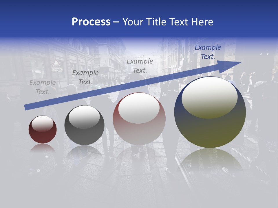 Family Standing Elderly PowerPoint Template