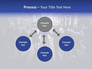 Family Standing Elderly PowerPoint Template