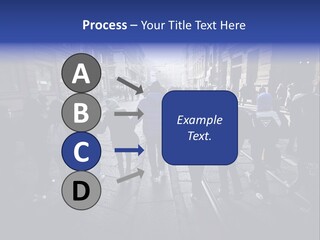 Family Standing Elderly PowerPoint Template