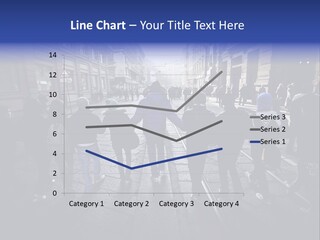 Family Standing Elderly PowerPoint Template