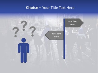 Family Standing Elderly PowerPoint Template