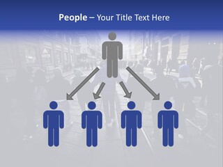 Family Standing Elderly PowerPoint Template