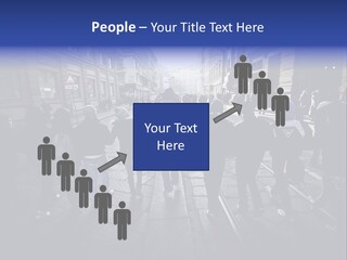 Family Standing Elderly PowerPoint Template