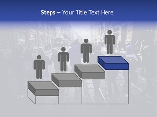 Family Standing Elderly PowerPoint Template