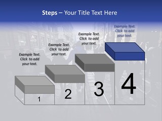 Family Standing Elderly PowerPoint Template