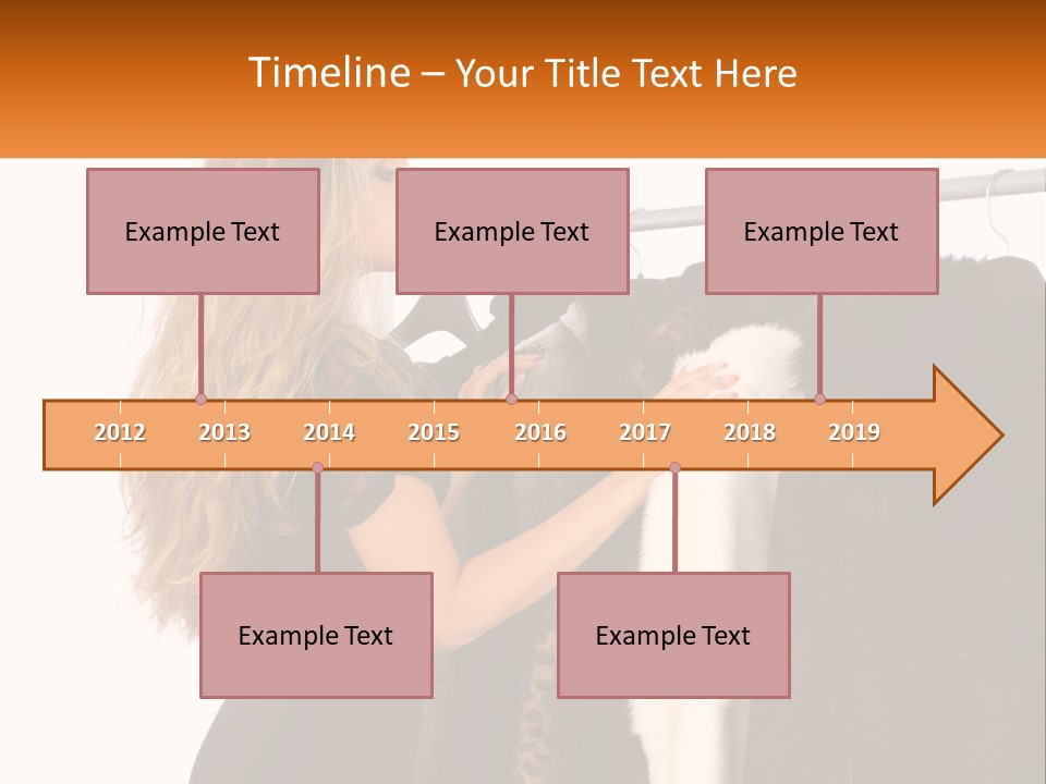Family White Pensioner PowerPoint Template