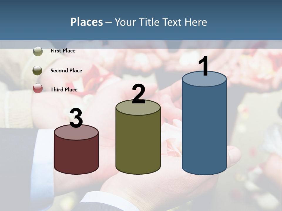 Portrait Retired Caucasian PowerPoint Template