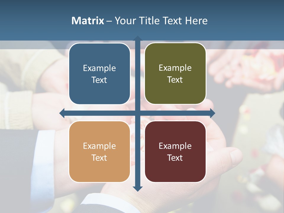 Portrait Retired Caucasian PowerPoint Template