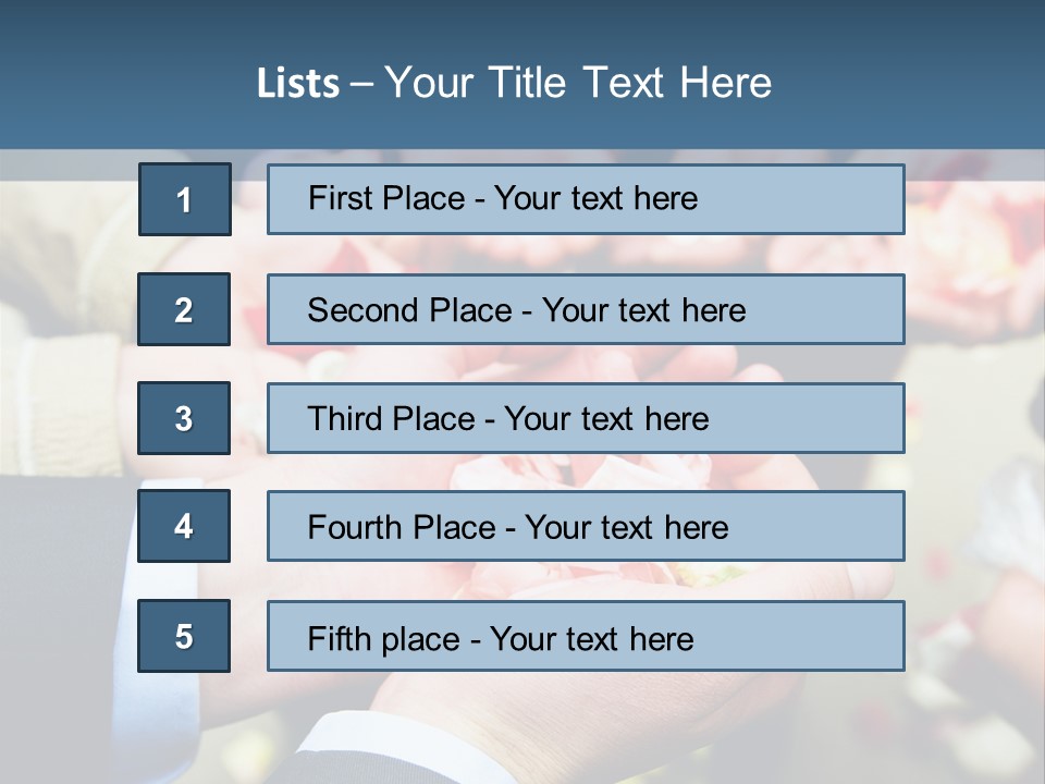 Portrait Retired Caucasian PowerPoint Template