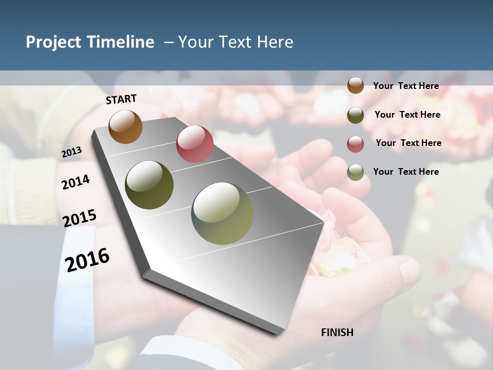 Portrait Retired Caucasian PowerPoint Template