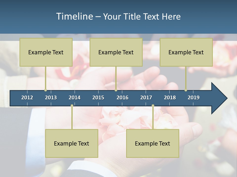 Portrait Retired Caucasian PowerPoint Template