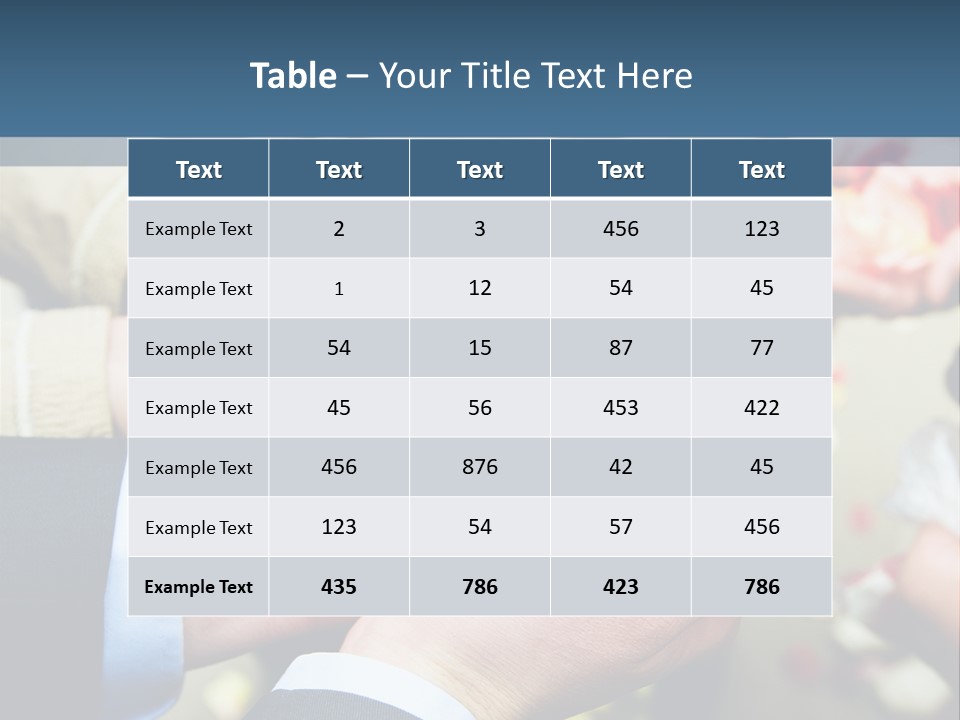 Portrait Retired Caucasian PowerPoint Template