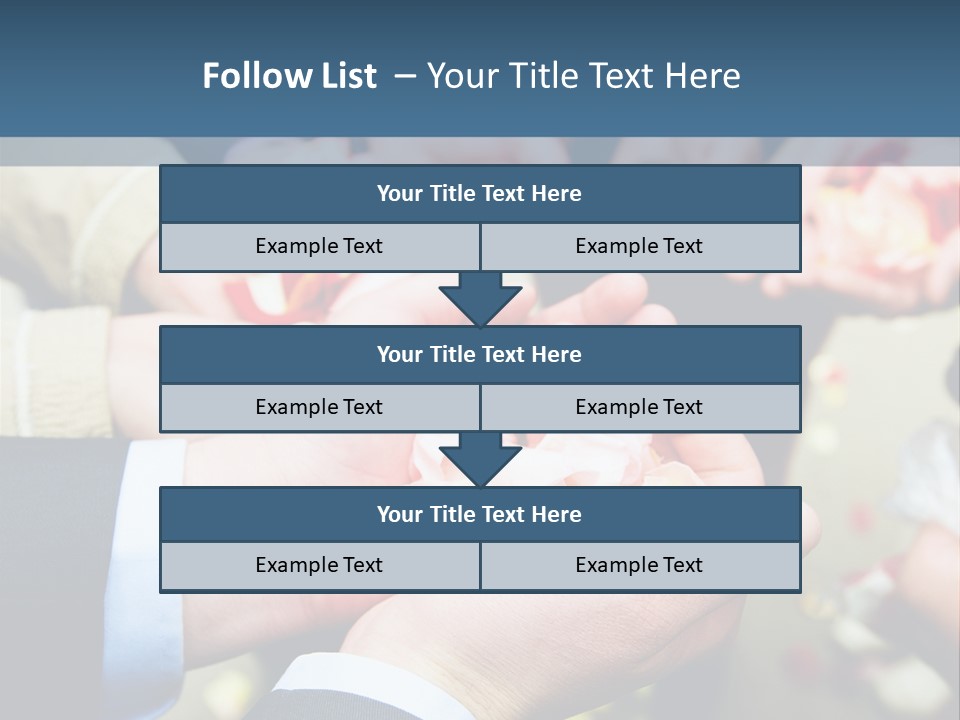 Portrait Retired Caucasian PowerPoint Template