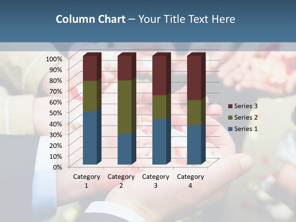 Portrait Retired Caucasian PowerPoint Template
