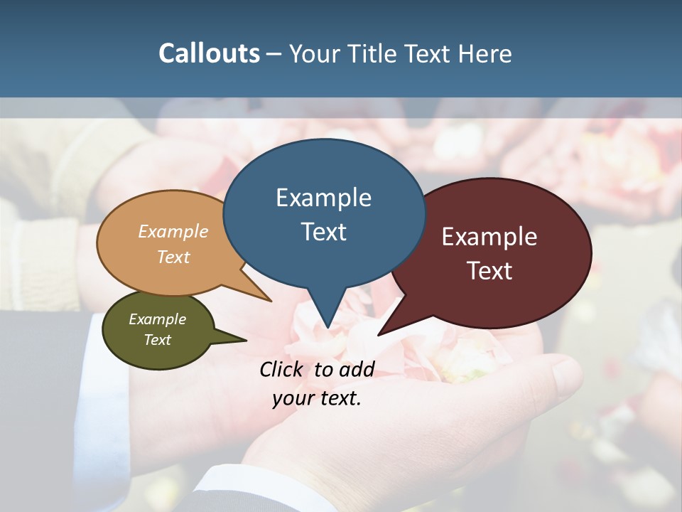 Portrait Retired Caucasian PowerPoint Template