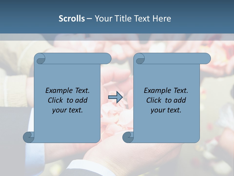 Portrait Retired Caucasian PowerPoint Template