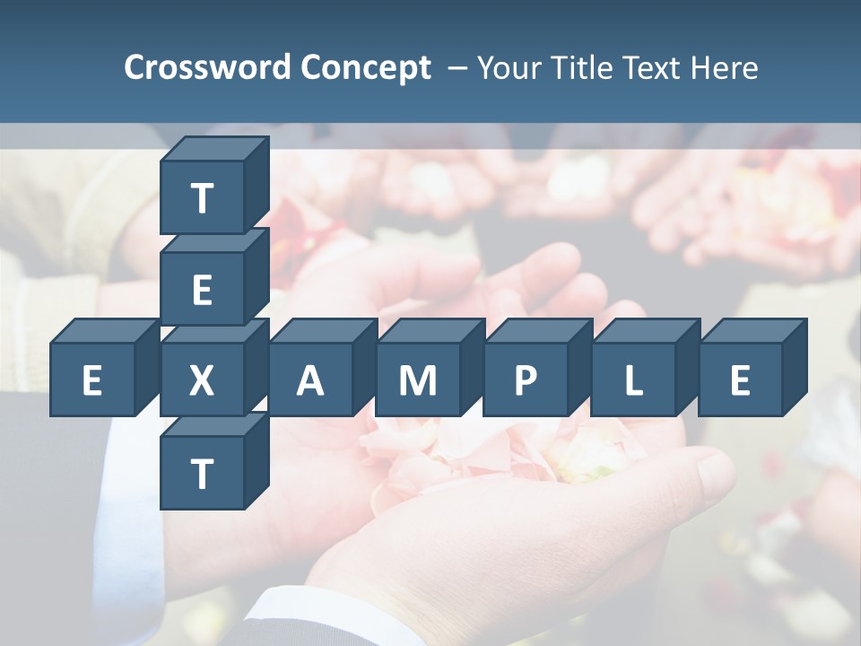 Portrait Retired Caucasian PowerPoint Template