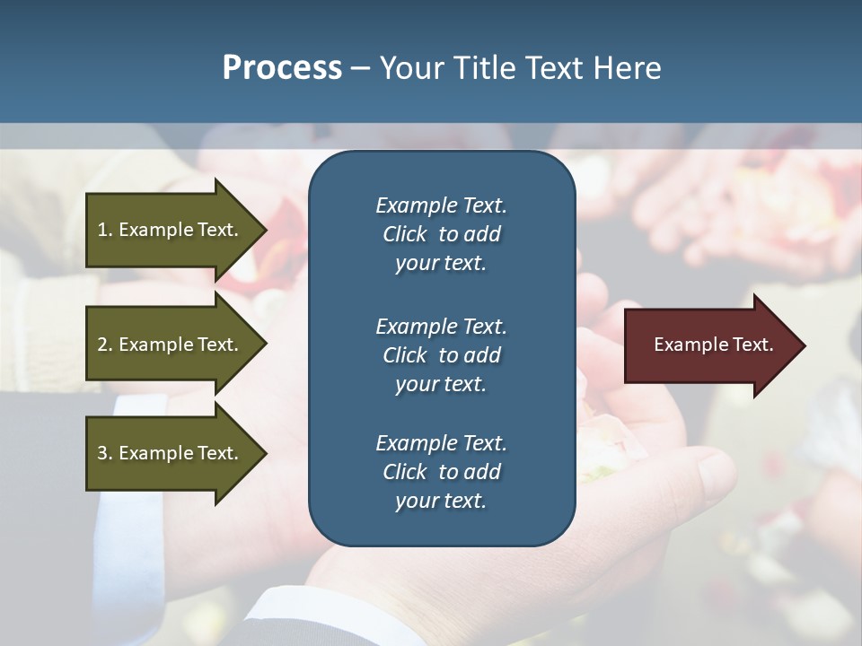 Portrait Retired Caucasian PowerPoint Template