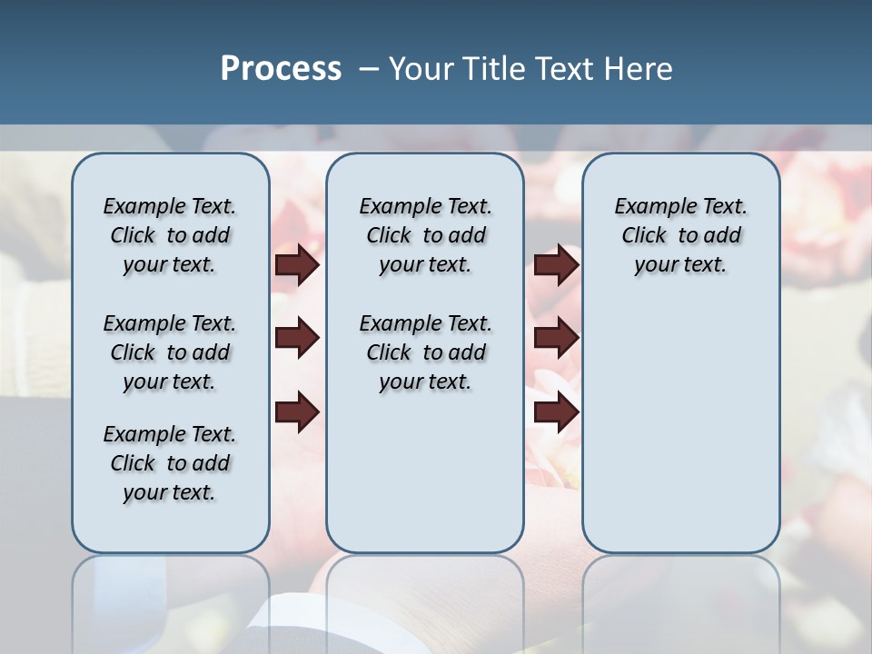Portrait Retired Caucasian PowerPoint Template