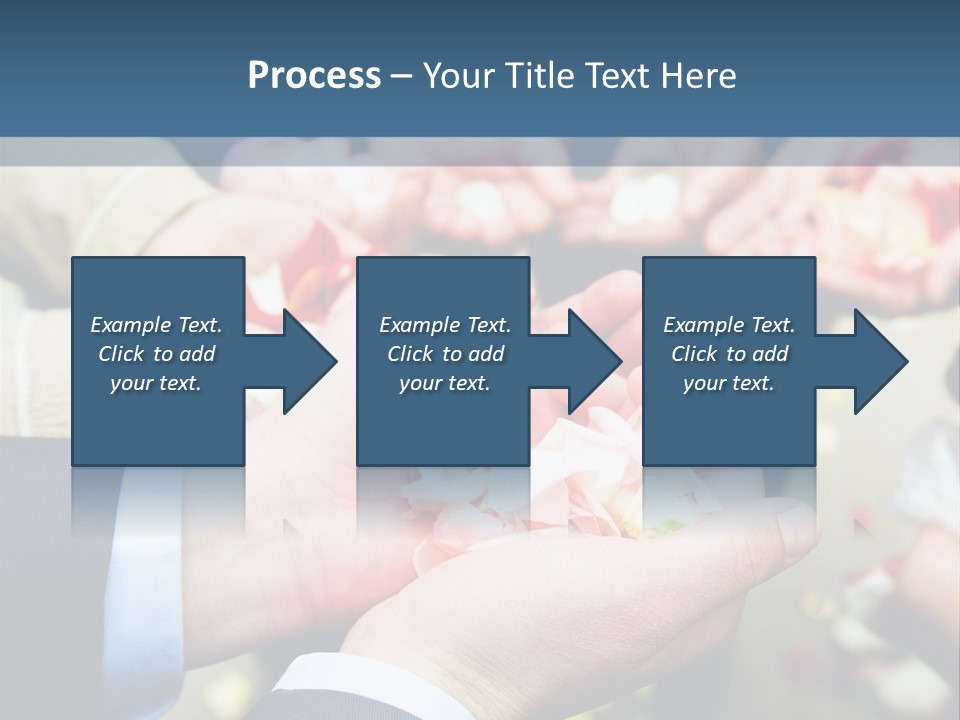 Portrait Retired Caucasian PowerPoint Template