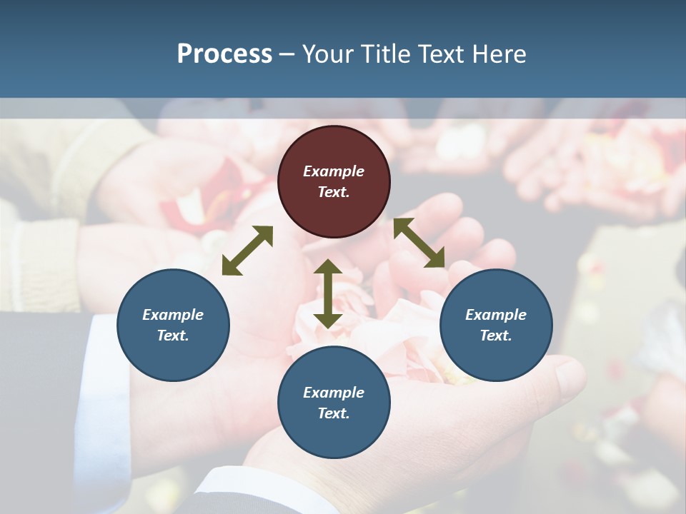 Portrait Retired Caucasian PowerPoint Template
