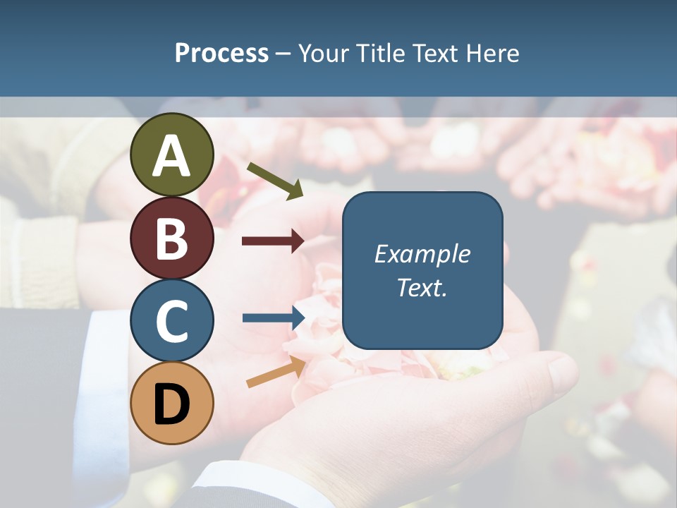 Portrait Retired Caucasian PowerPoint Template