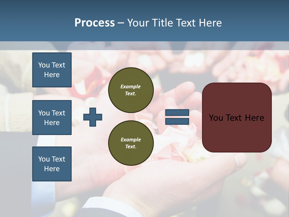 Portrait Retired Caucasian PowerPoint Template